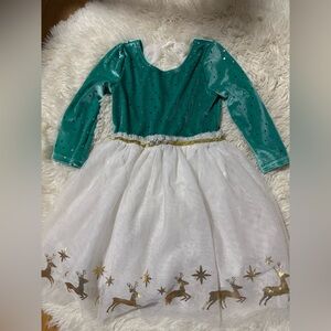 Kids Teal and White Dress